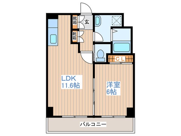 ラ・ポム平岸の物件間取画像